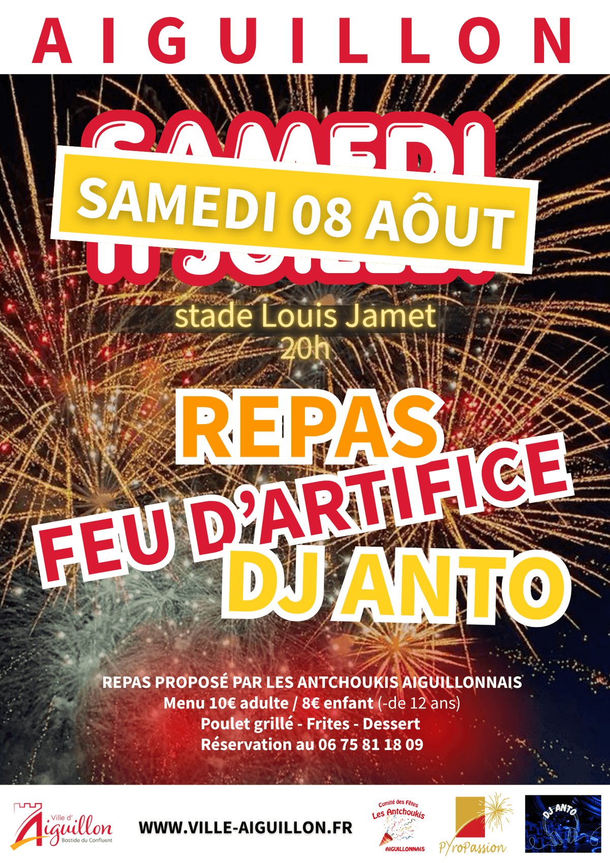 Illustration de l'événement : SOIREE DANSANTE ET FEU D'ARTIFICE