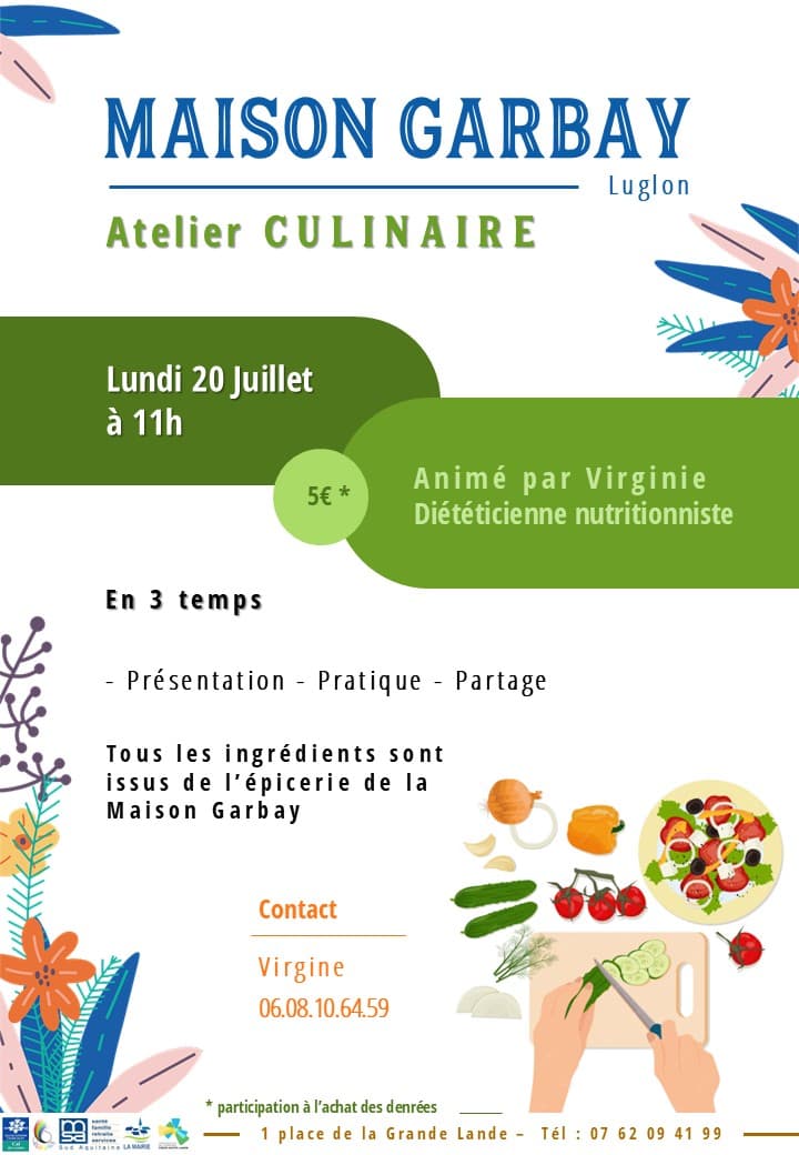 Illustration de l'événement : Atelier Culinaire