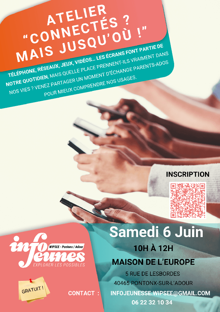 Illustration de l'événement : Atelier : "Connectés ? Mais jusqu'où !"