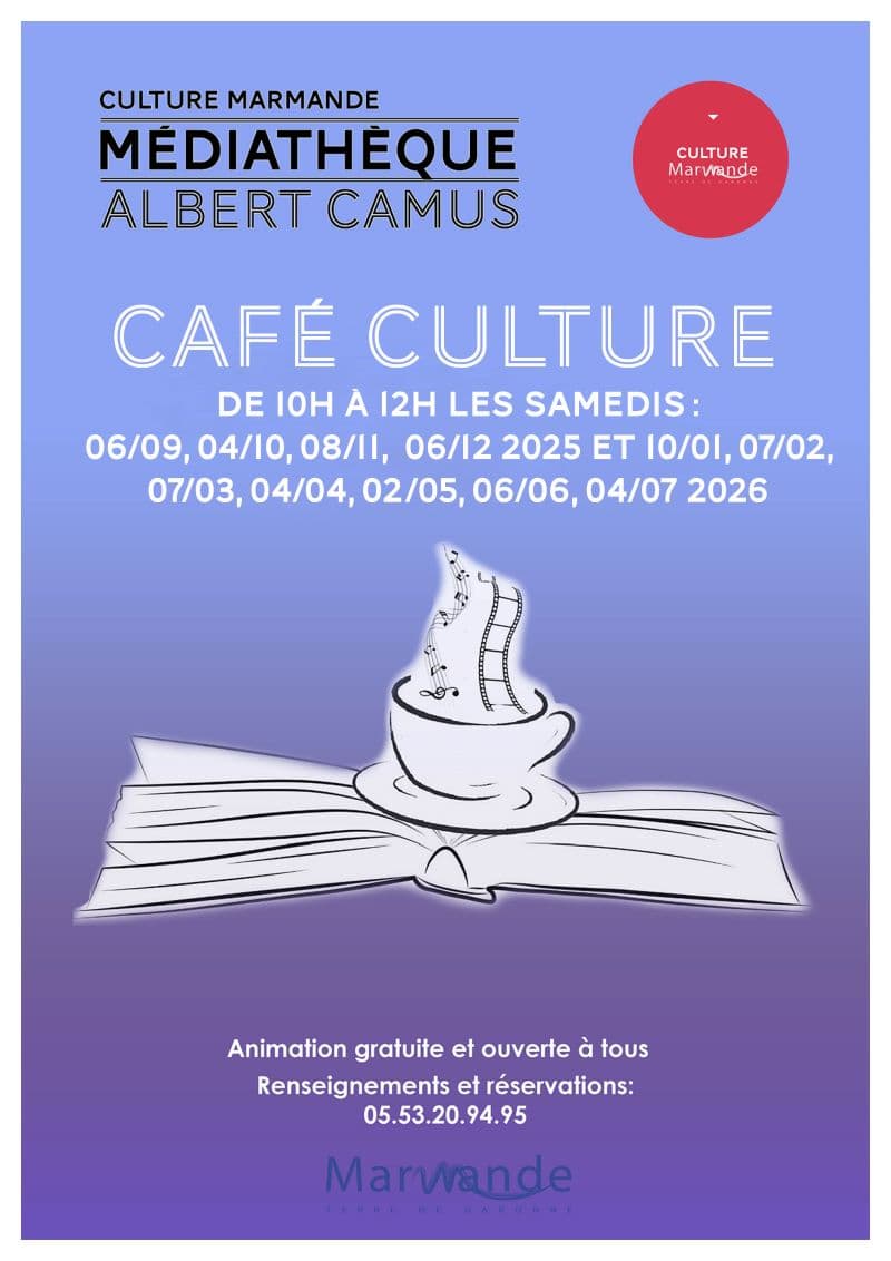 Illustration de l'événement : Café Culture à la Médiathèque