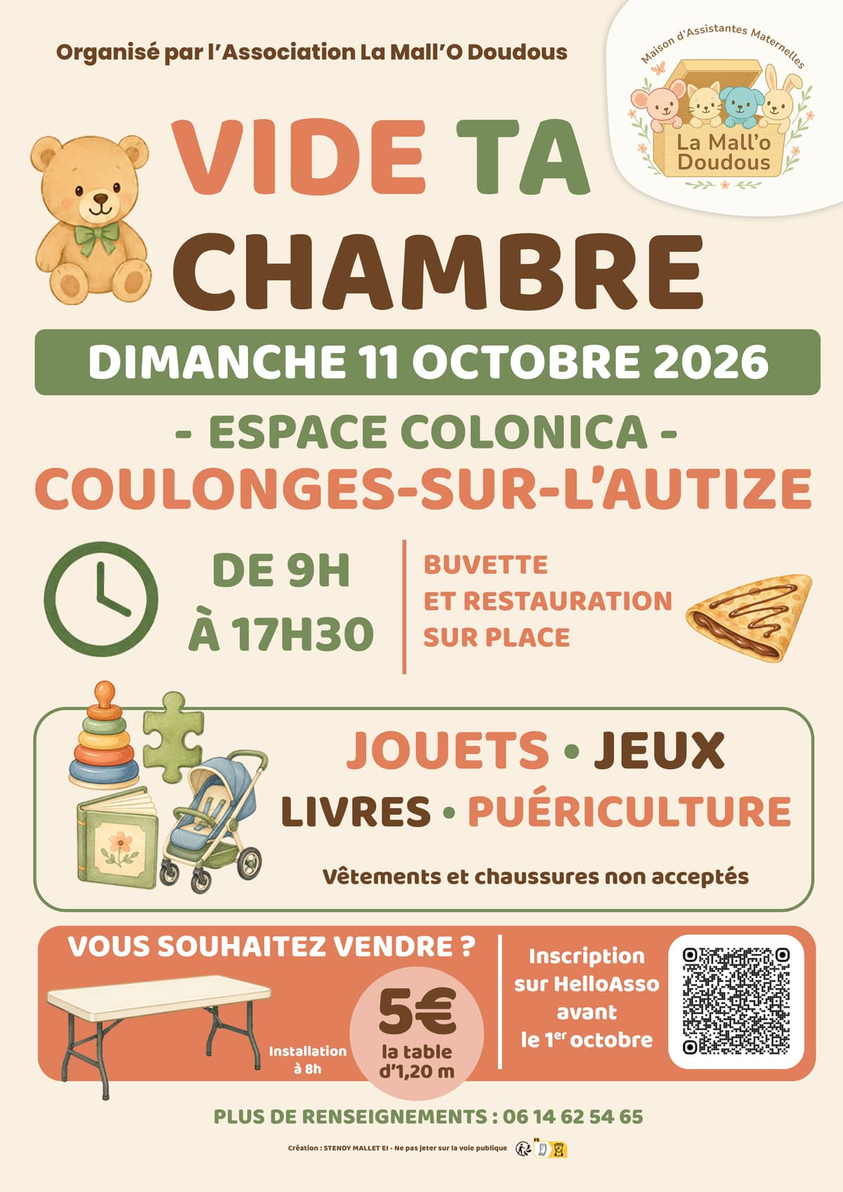 Illustration de l'événement : Vide ta chambre