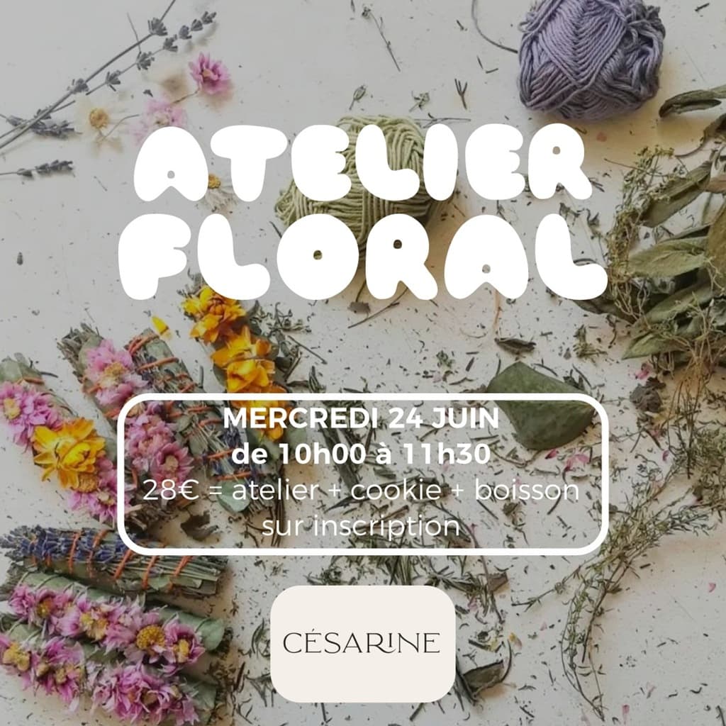 Illustration de l'événement : Atelier floral chez Moussu