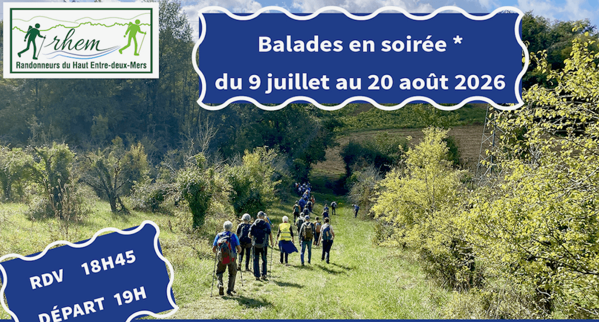 Illustration de l'événement : Balade en soirée à Roquebrune
