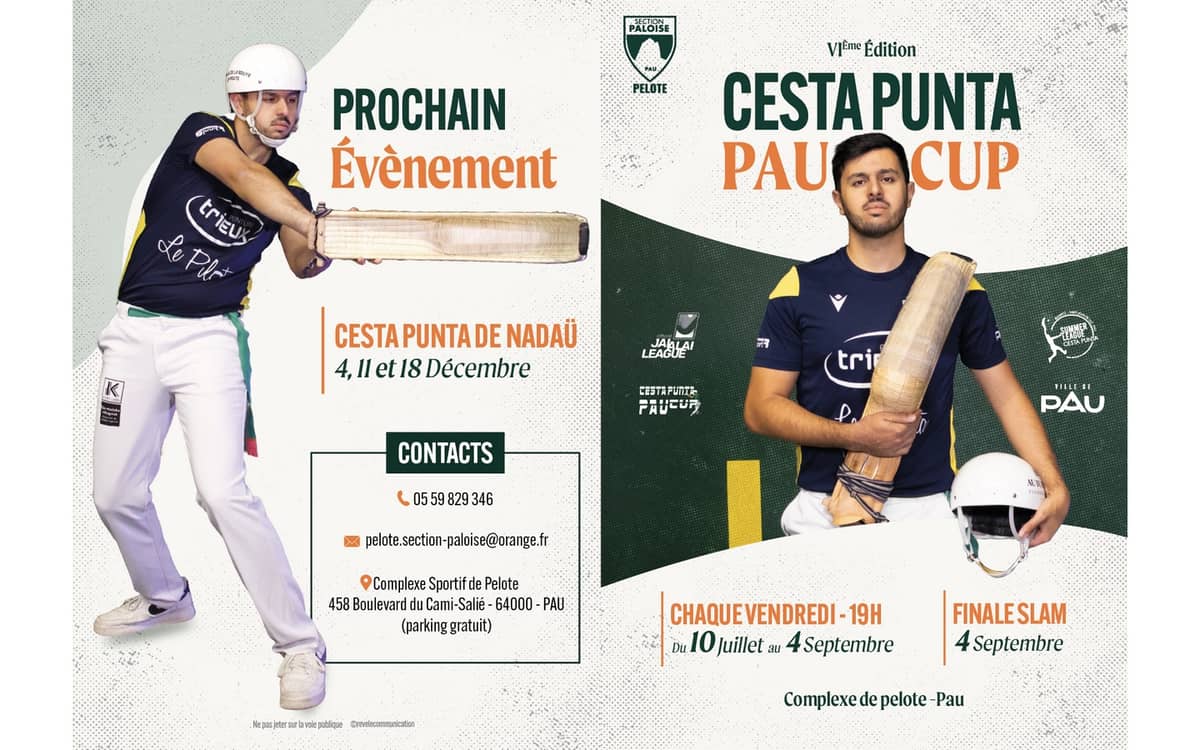Illustration de l'événement : Pelote basque - Cesta Punta Pau Cup - Slam finale