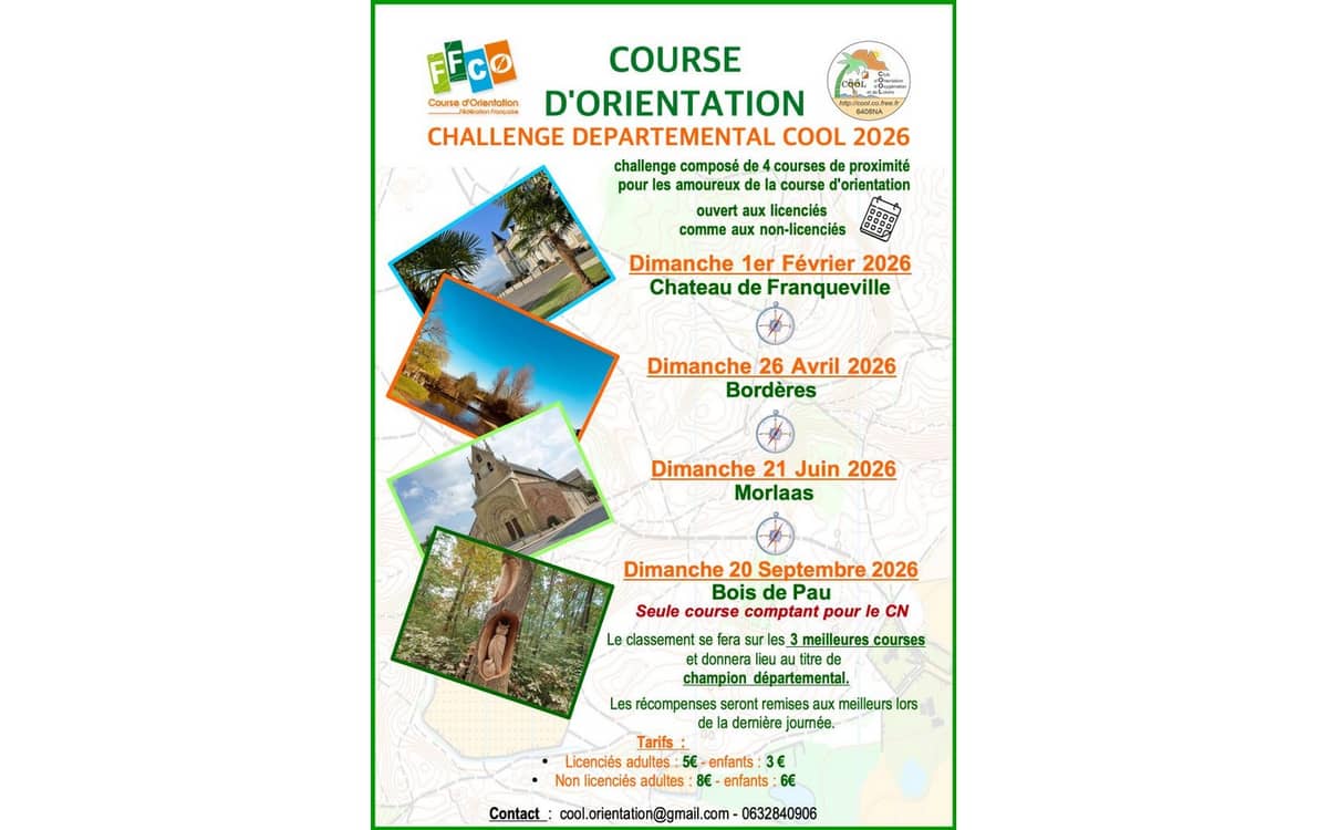 Illustration de l'événement : Challenge Club d'Orientation C.O.O.L
