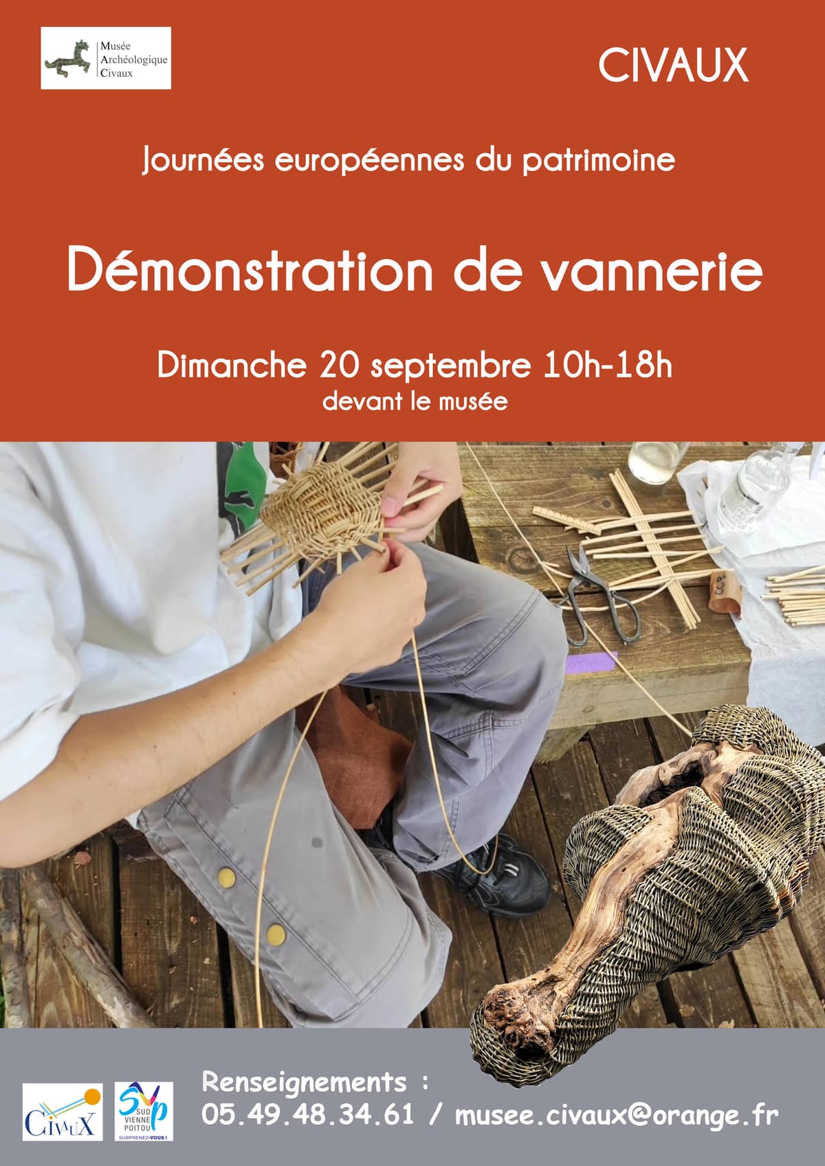 Illustration de l'événement : Démonstration de vannerie
