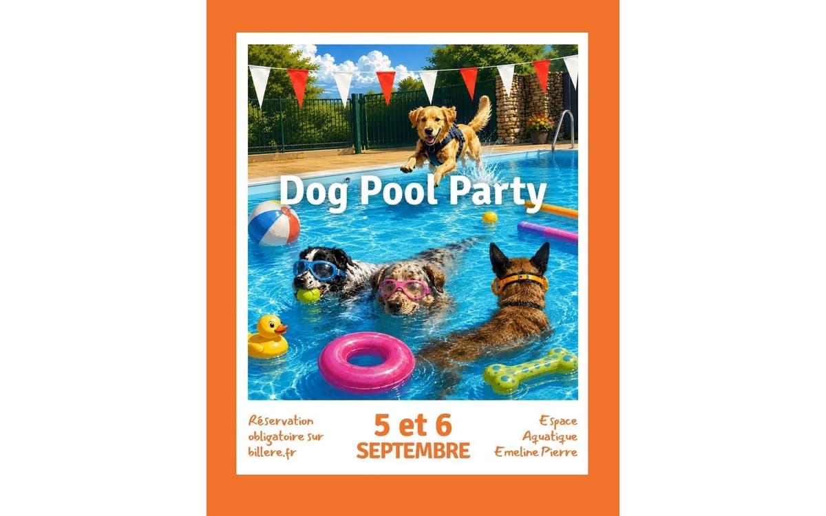Illustration de l'événement : Dog Pool Party