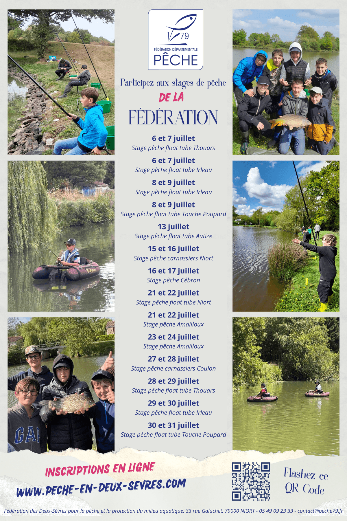Illustration de l'événement : Stages de pêche