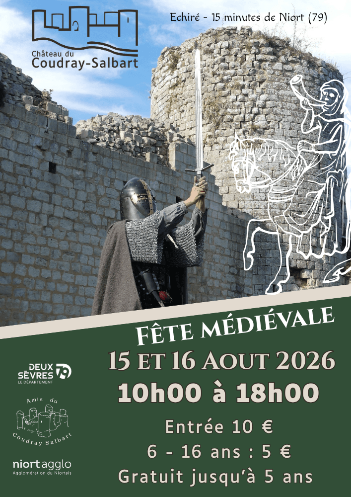 Illustration de l'événement : Fête médiévale de Sextilis au Château du Coudray-Salbart à Échiré