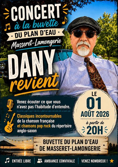 Illustration de l'événement : Concert - Dany revient