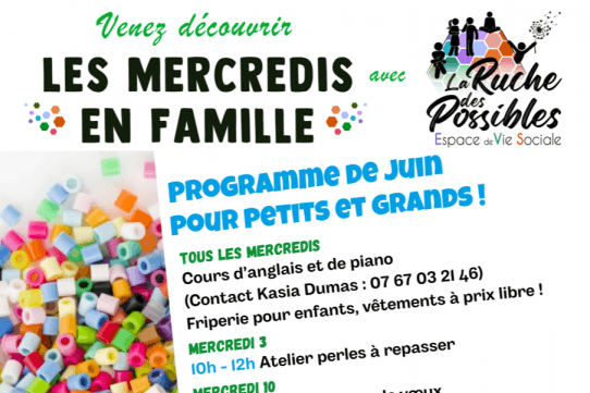 Illustration de l'événement : Mercredi en famille : atelier perles à repasser