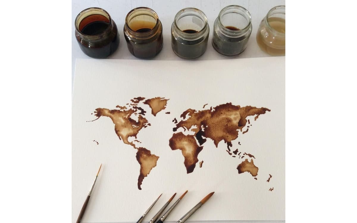 Illustration de l'événement : Stage l’aquarelle avec du vin et du café
