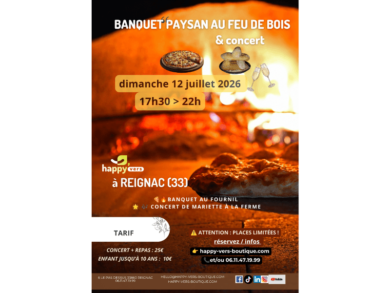 Illustration de l'événement : Banquet au Fournil