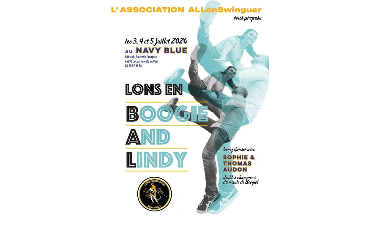 Illustration de l'événement : Stage: Lons en Boogie and Lindy