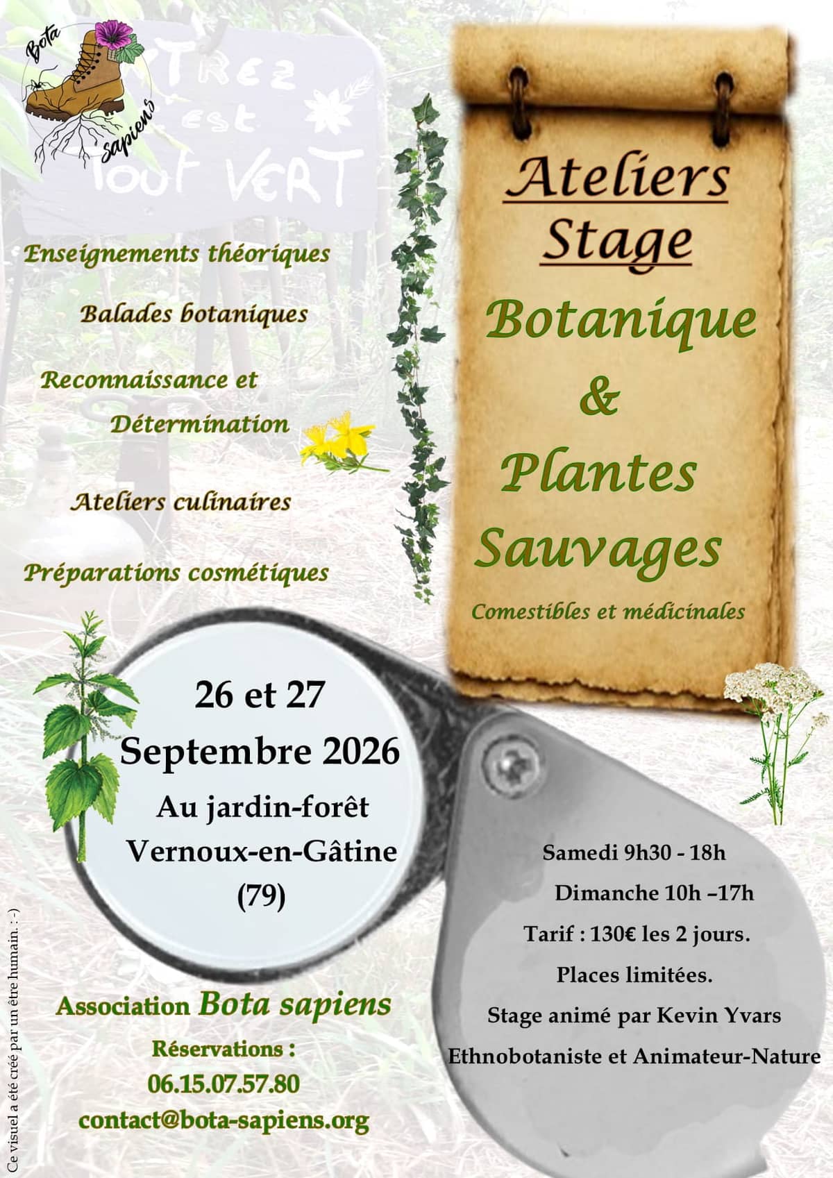 Illustration de l'événement : Stage Botanique et Plantes sauvages