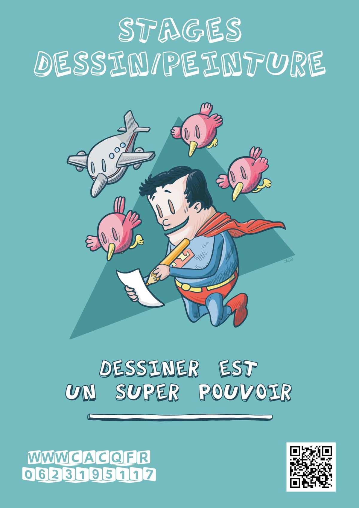 Illustration de l'événement : Dessiner est un super pouvoir - stage Le dessin de visage