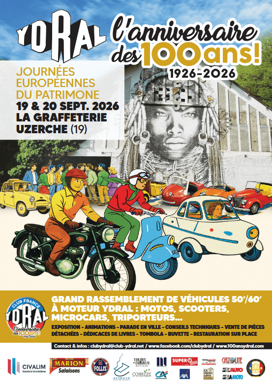 Illustration de l'événement : Centenaire des moteurs Ydral : "100 ans YDRAL"