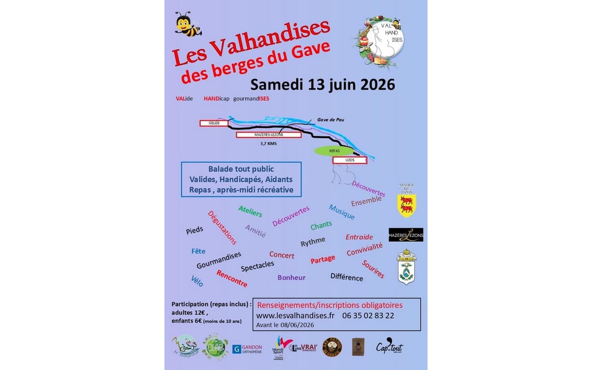 Illustration de l'événement : Les Valhandises des Berges du Gave