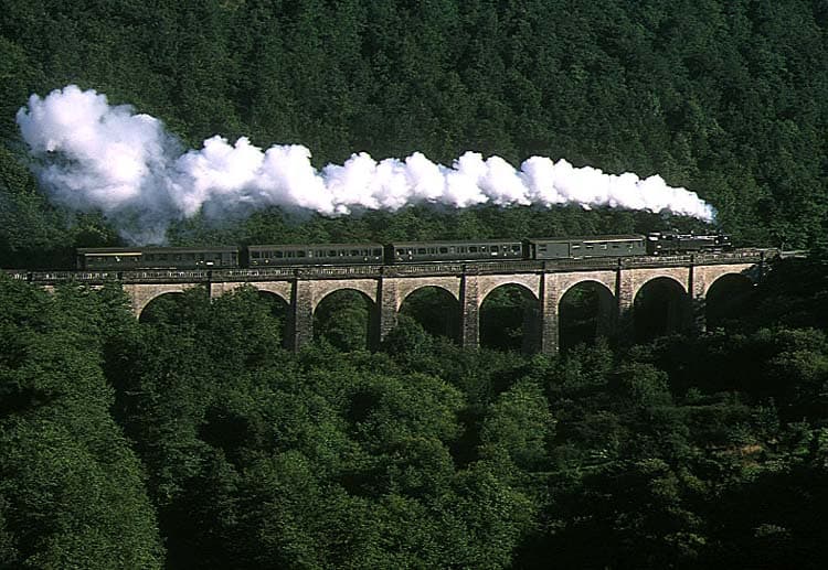 Illustration de l'événement : Train touristique à vapeur : Circuit de la Haute vallée de la Vienne - 14 juillet
