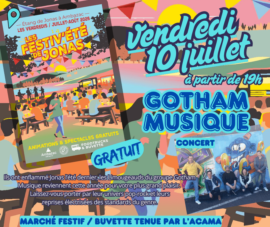 Illustration de l'événement : Les Festiv'Eté de Jonas : Gotham Musique