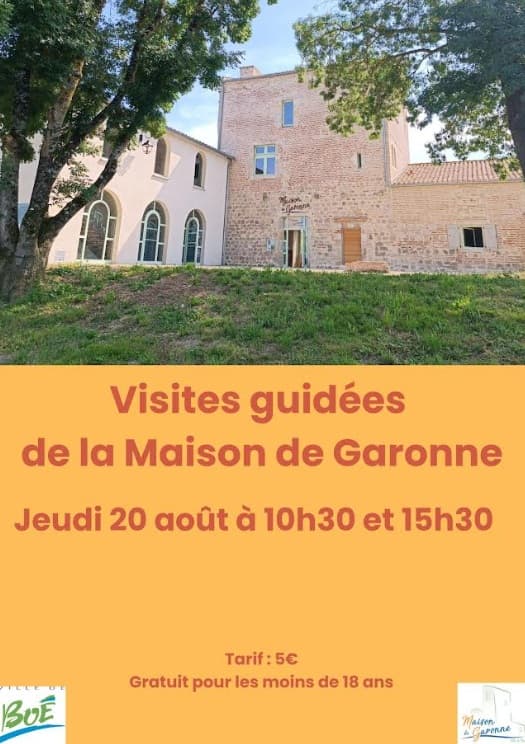 Illustration de l'événement : Visite guidée de la Maison de Garonne