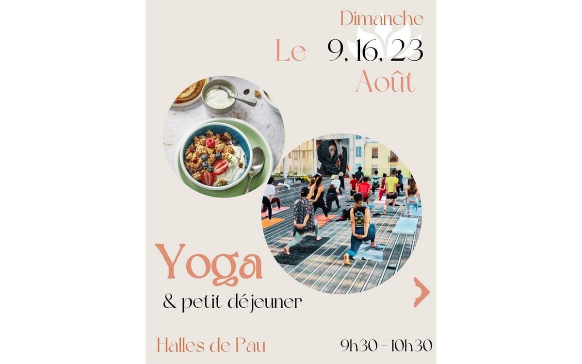 Illustration de l'événement : Halles de Pau - Yoga: les matinales bien-être