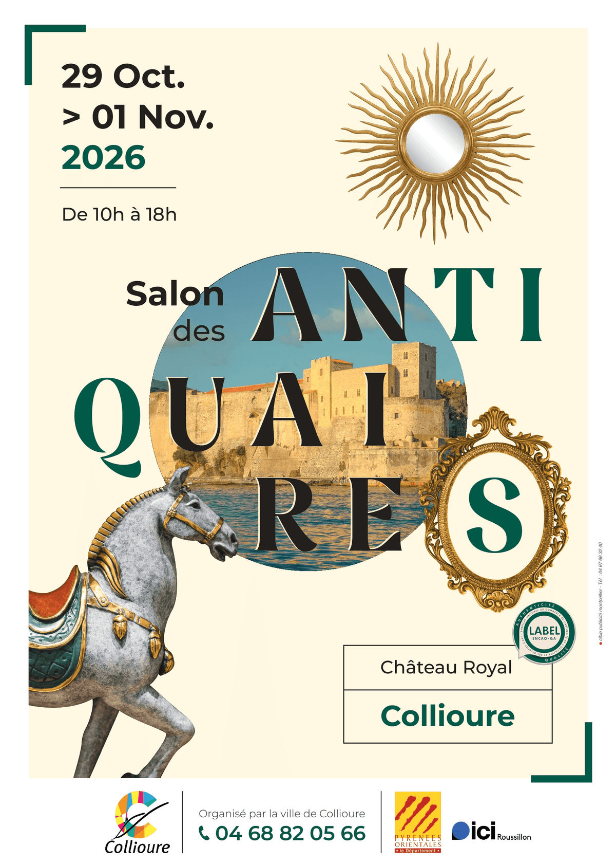 Illustration de l'événement : SALON DES ANTIQUAIRES AU CHÂTEAU ROYAL