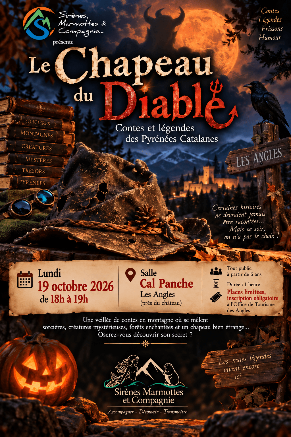 Illustration de l'événement : LES CONTES D'HALLOWEEN