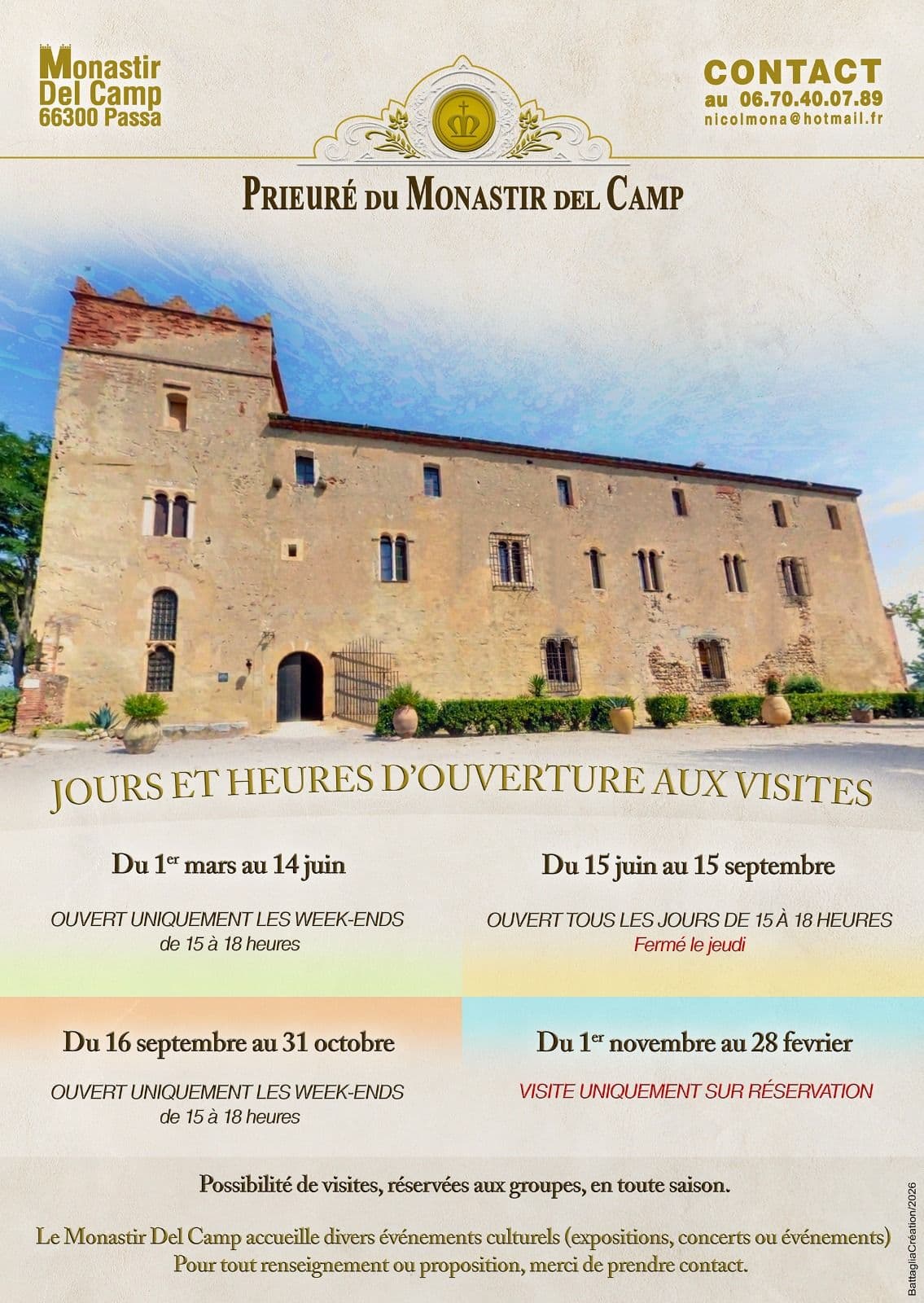 Illustration de l'événement : MONASTIR DEL CAMP