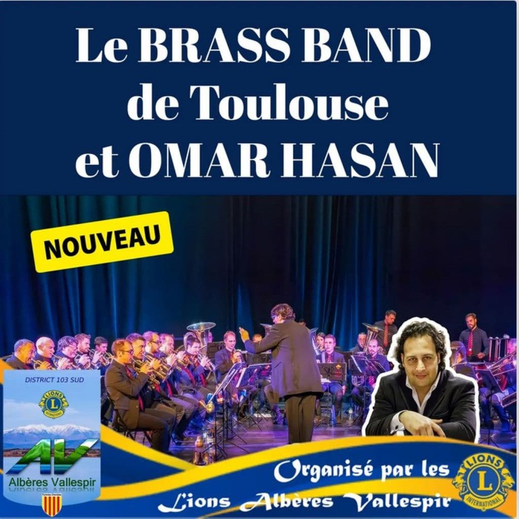 Illustration de l'événement : LE BRASS BAND DE TOULOUSE ET OMAR HASAN