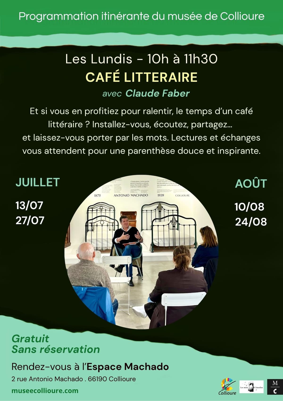 Illustration de l'événement : CAFÉS LITTÉRAIRES