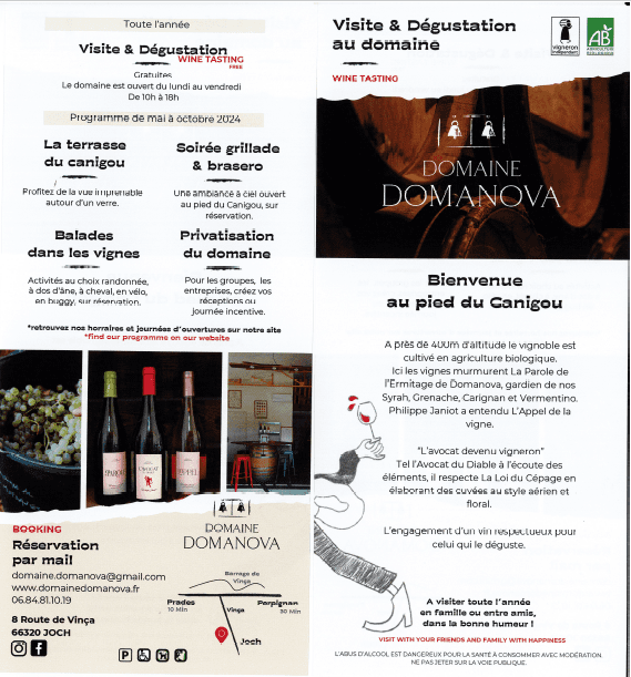 Illustration de l'événement : LES RENDEZ-VOUS VIGNERONS : DOMAINE DOMANOVA