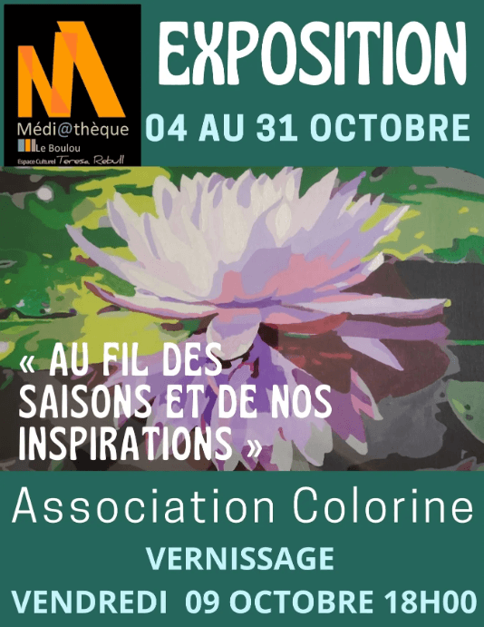Illustration de l'événement : « AU FIL DES SAISONS ET DE NOS INSPIRATIONS » ASSOCIATION COLORINE