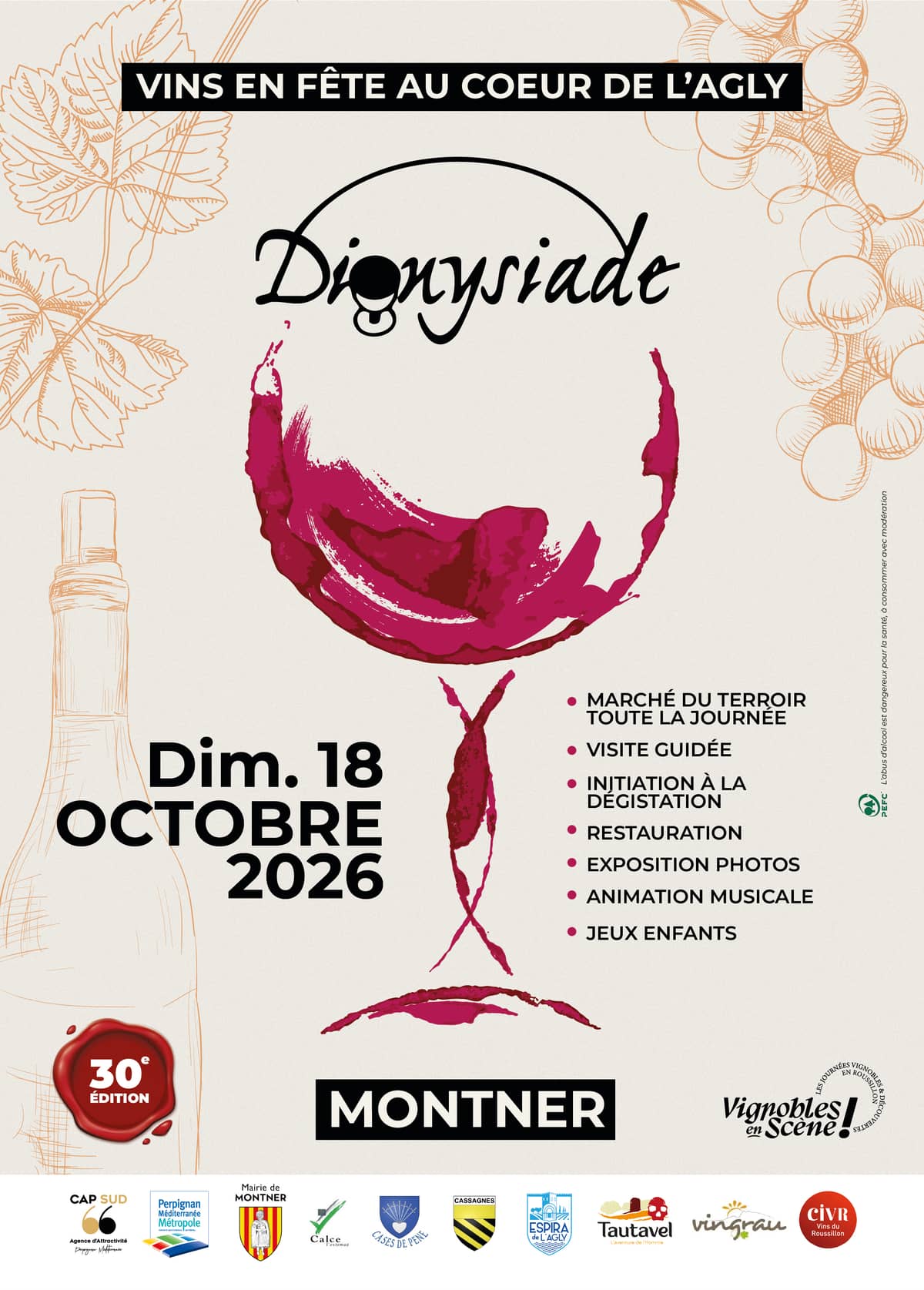 Illustration de l'événement : VIGNOBLES EN SCENE - LA DIONYSIADE – 30ᵉ ÉDITION