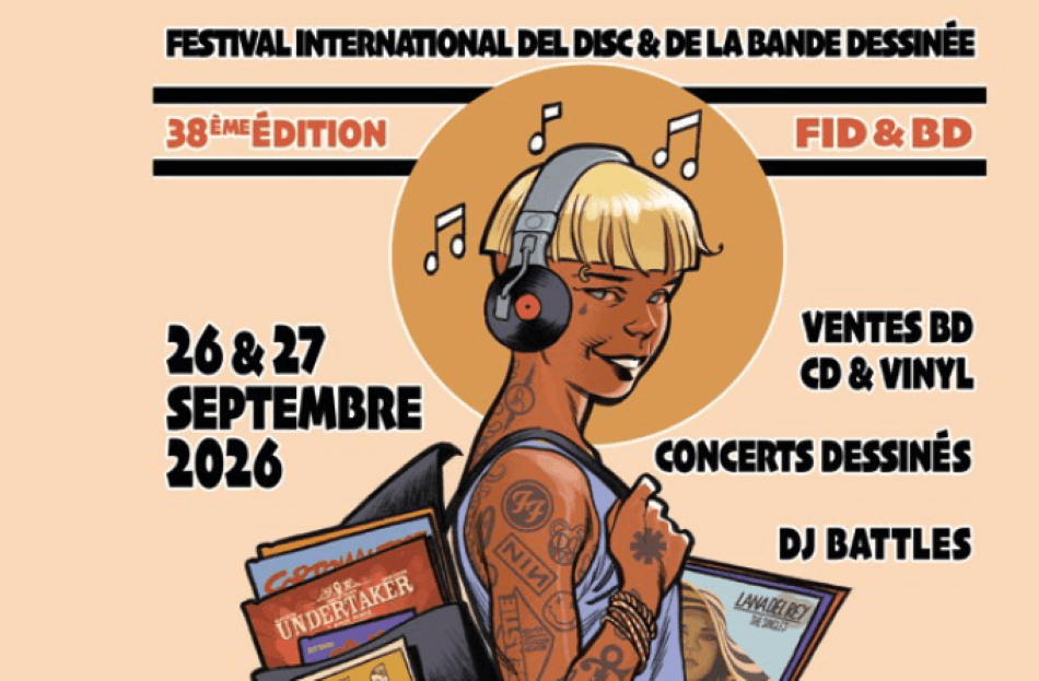 Illustration de l'événement : FESTIVAL INTERNATIONAL DU DISQUE ET DE LA BANDE DESSINÉE - FID & BD
