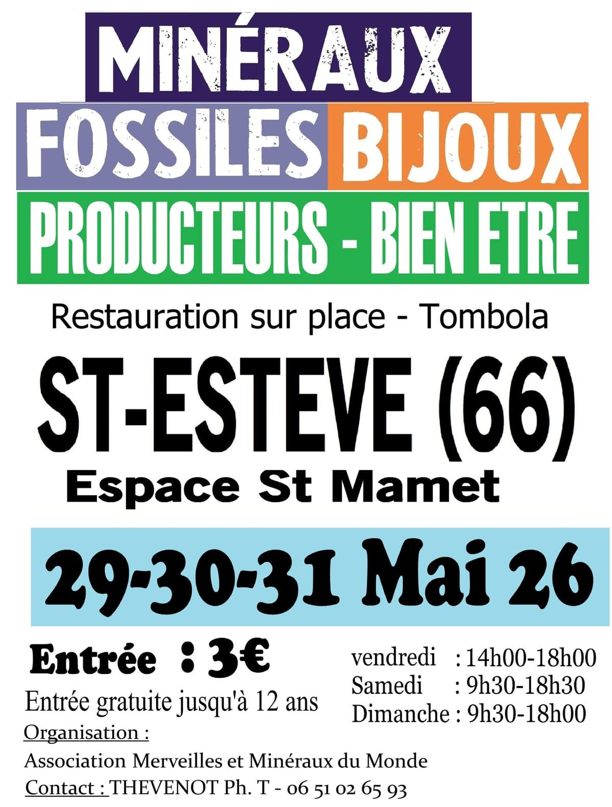 Illustration de l'événement : MINERAUX FOSSILES BIJOUX