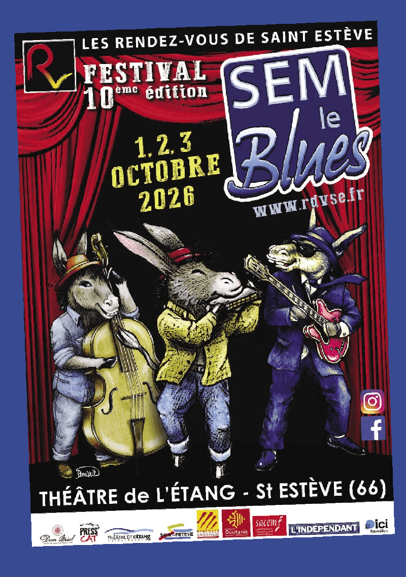 Illustration de l'événement : FESTIVAL SEM LE BLUES - 10ÈME EDITION