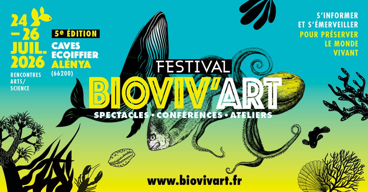 Illustration de l'événement : FESTIVAL BIOVIV'ART « MERS ET OCÉAN : ESSENTIELS ET FRAGILES »