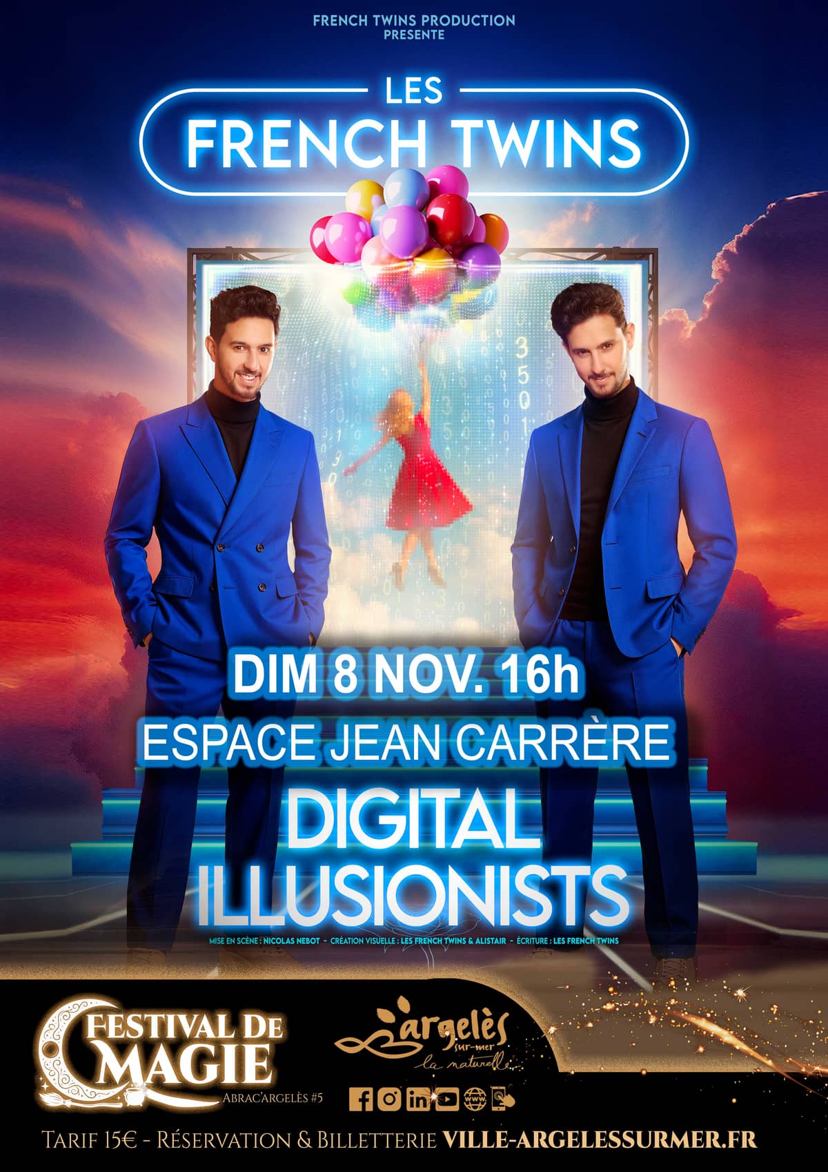 Illustration de l'événement : FRENCH TWINS - DIGITAL ILLUSIONISTS