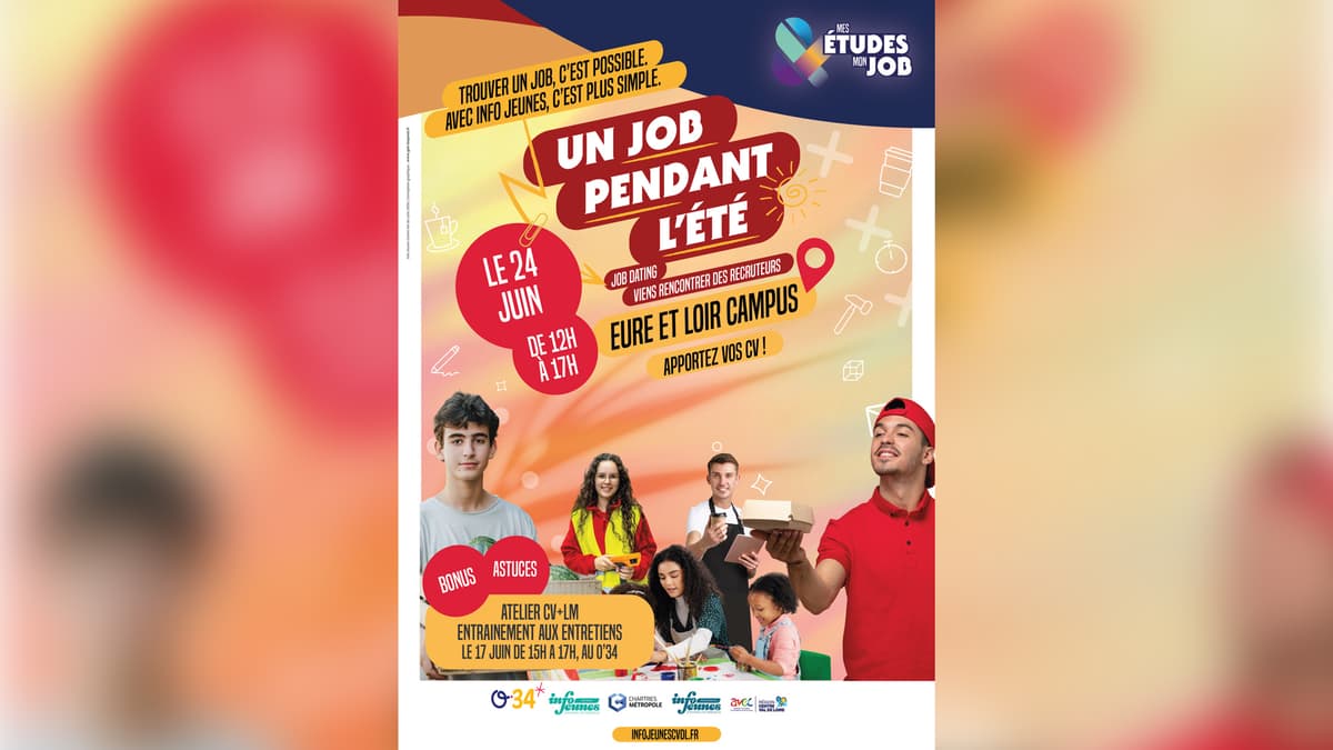Illustration de l'événement : Un job pendant l'été - Atelier Info Jeunes Chartres