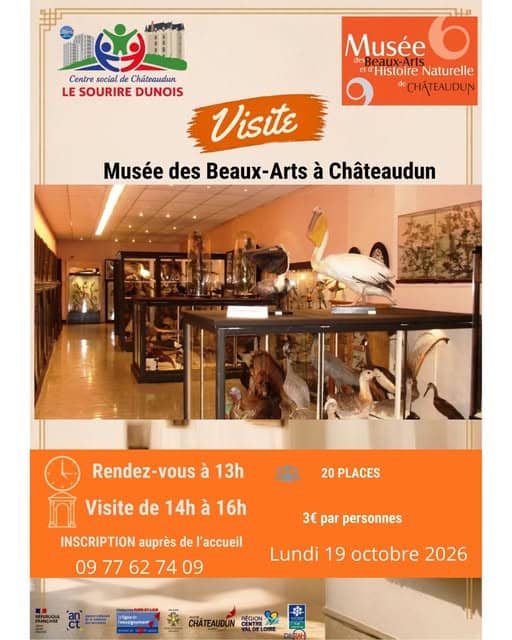 Illustration de l'événement : Visite du musée de Châteaudun avec le Sourire Dunois
