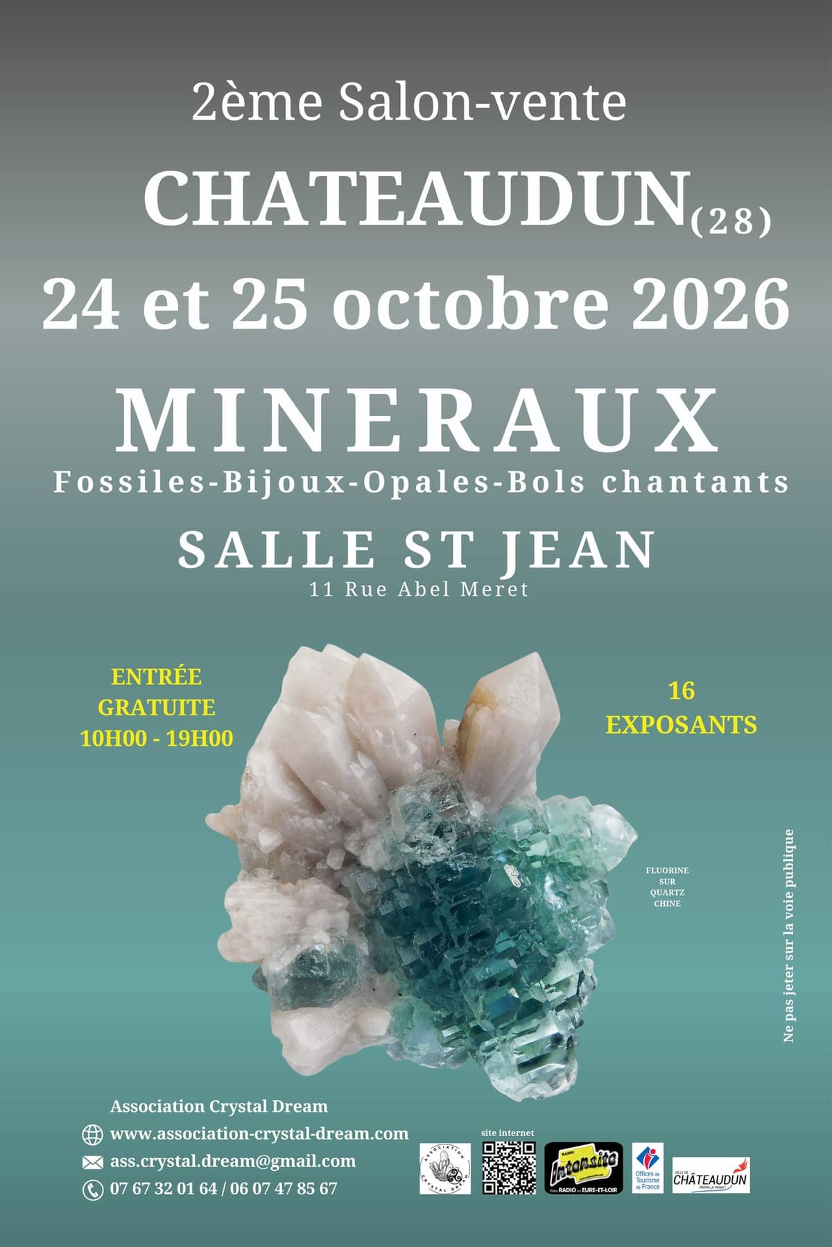 Illustration de l'événement : Salon vente de minéraux, fossiles, bijoux