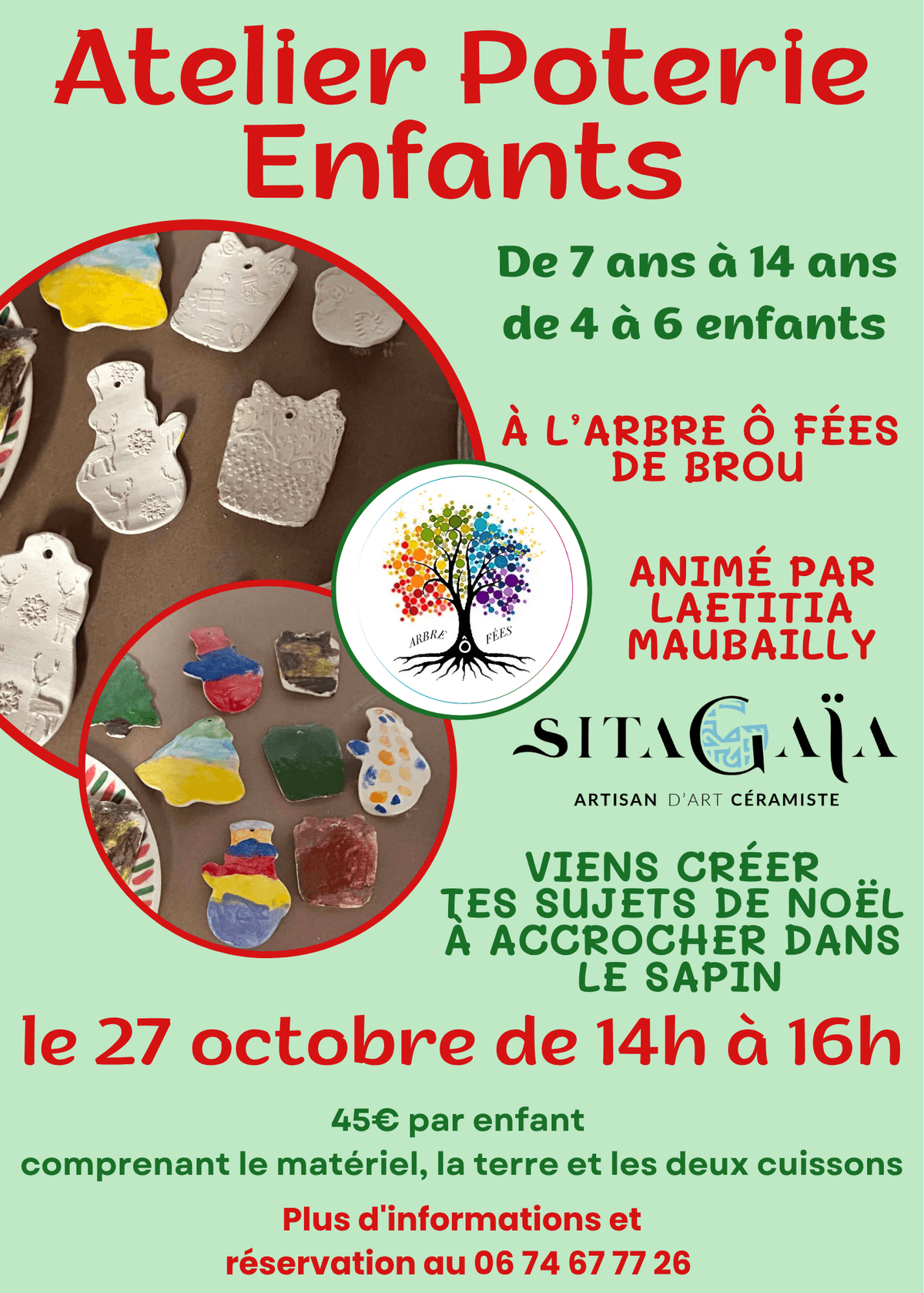 Illustration de l'événement : Atelier poterie enfants