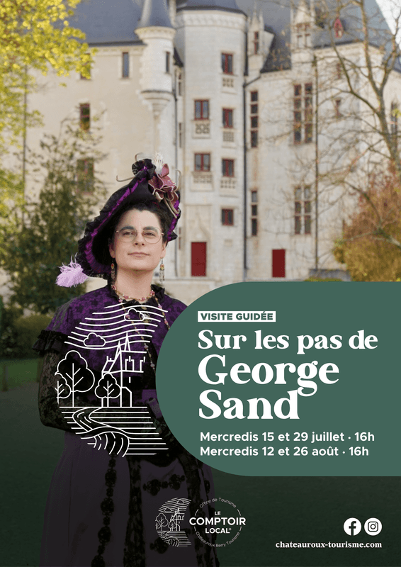 Illustration de l'événement : Sur les traces de George Sand à Châteauroux