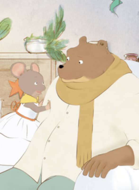 Illustration de l'événement : 1,2,3 ciné ! Projection jeunesse Le Noël d'Ernest et Célestine