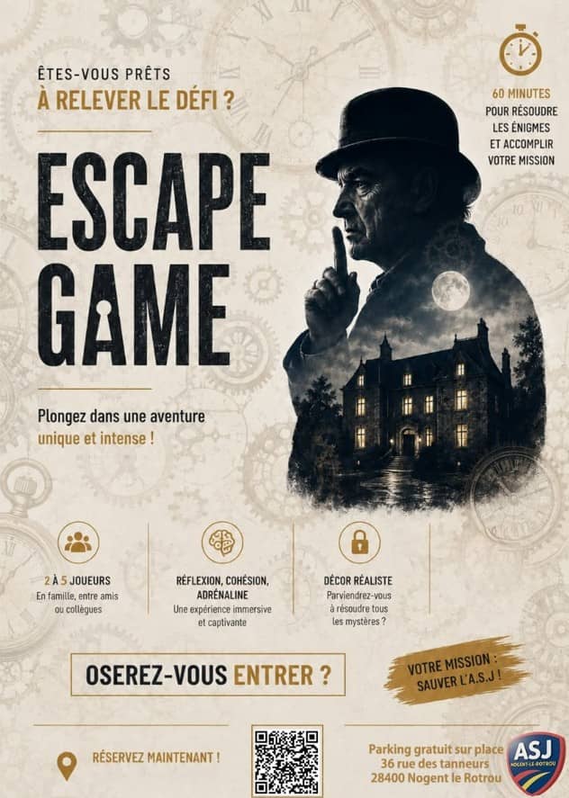 Illustration de l'événement : Escape Game - ASJ