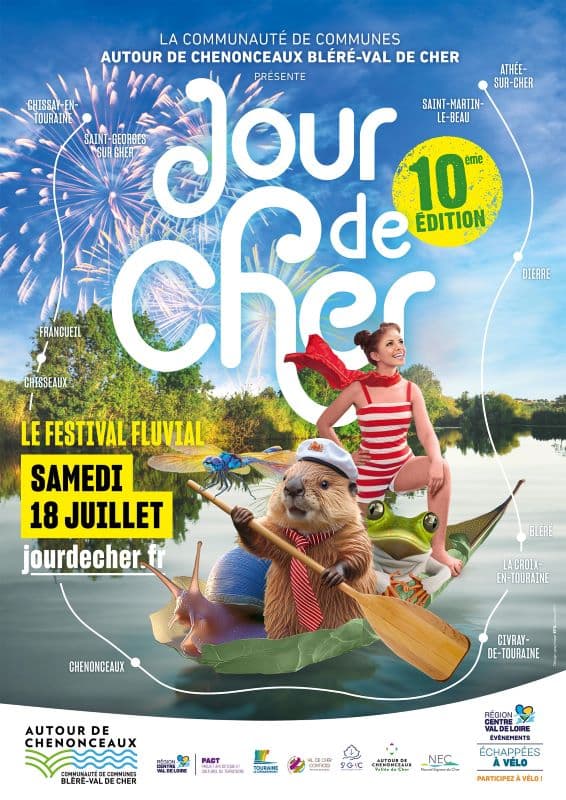 Illustration de l'événement : Jour de Cher 2026 - Chasse au trésor sur le patrimoine de Bléré