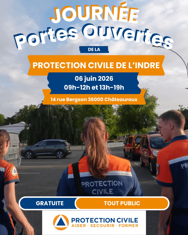 Illustration de l'événement : Journée portes ouvertes de la Protection Civile de l'Indre