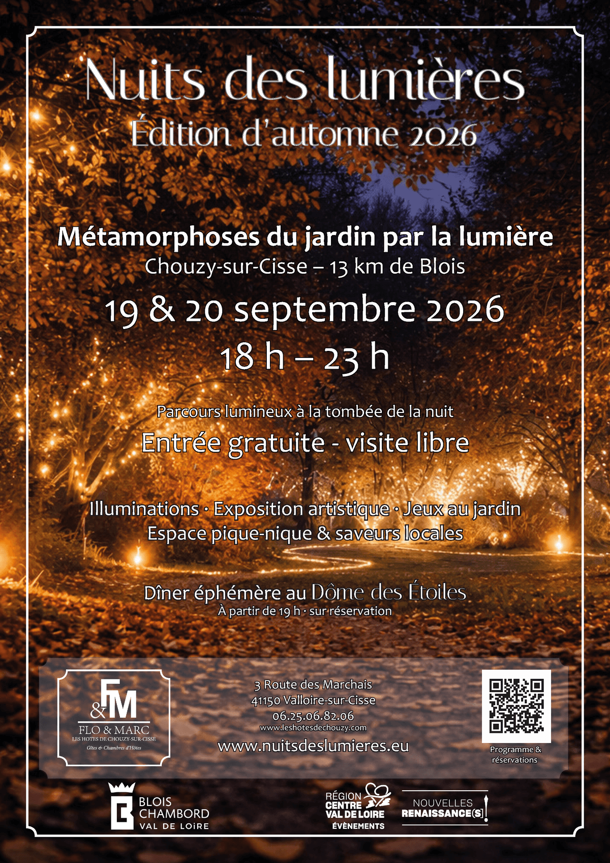 Illustration de l'événement : Nuit des lumières - Halloween à Chouzy-sur-Cisse