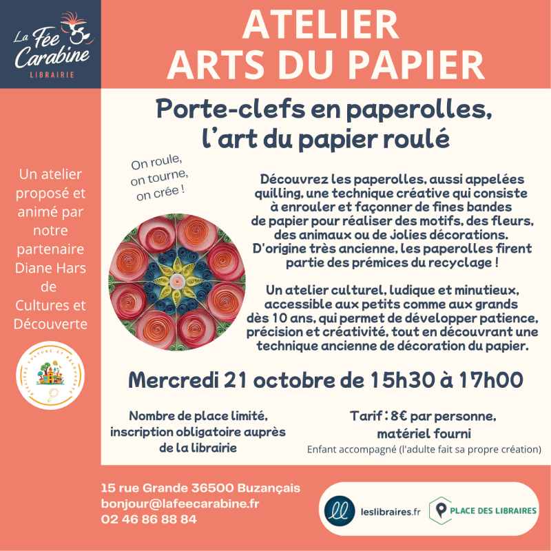 Illustration de l'événement : Atelier Arts du papier